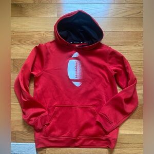 Tek Gear Red Football Hoodie Sweatshirt